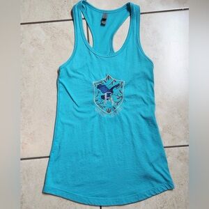 Women's Harry Potter Ravenclaw Inspired Blue Tank Top, Sleeveless Shirt